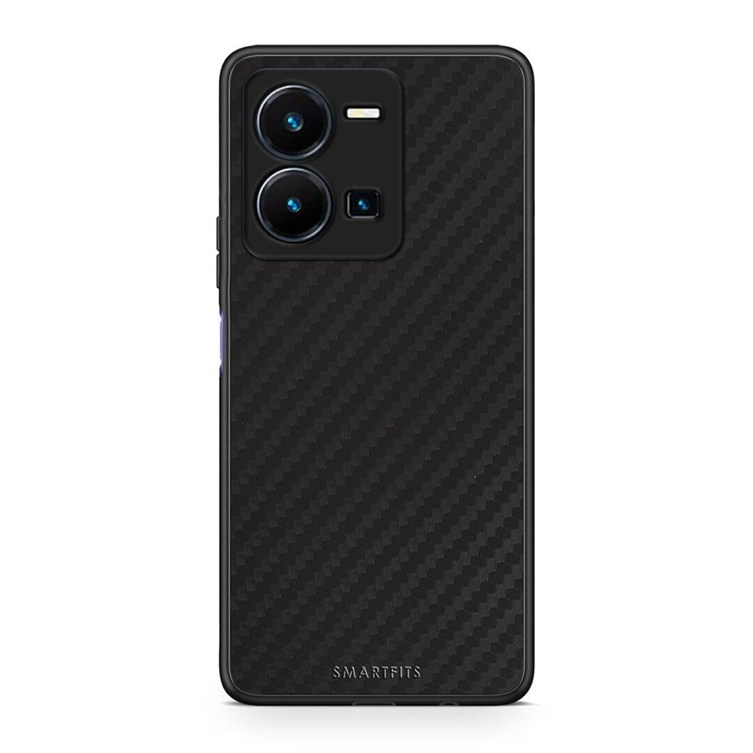 Θήκη Vivo Y35 Carbon Black από τη Smartfits με σχέδιο στο πίσω μέρος και μαύρο περίβλημα | Vivo Y35 Carbon Black Case with Colorful Back and Black Bezels