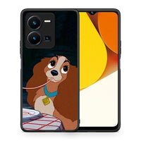 Thumbnail for Θήκη Vivo Y35 Lady And Tramp 2 από τη Smartfits με σχέδιο στο πίσω μέρος και μαύρο περίβλημα | Vivo Y35 Lady And Tramp 2 Case with Colorful Back and Black Bezels