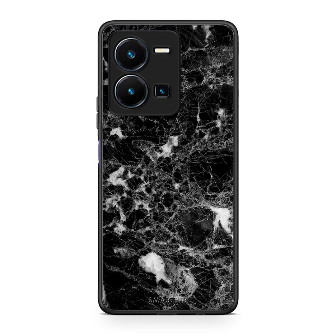 Θήκη Vivo Y35 Marble Male από τη Smartfits με σχέδιο στο πίσω μέρος και μαύρο περίβλημα | Vivo Y35 Marble Male Case with Colorful Back and Black Bezels