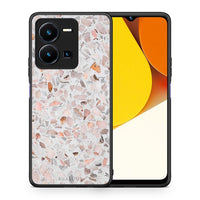 Thumbnail for Θήκη Vivo Y35 Marble Terrazzo από τη Smartfits με σχέδιο στο πίσω μέρος και μαύρο περίβλημα | Vivo Y35 Marble Terrazzo Case with Colorful Back and Black Bezels