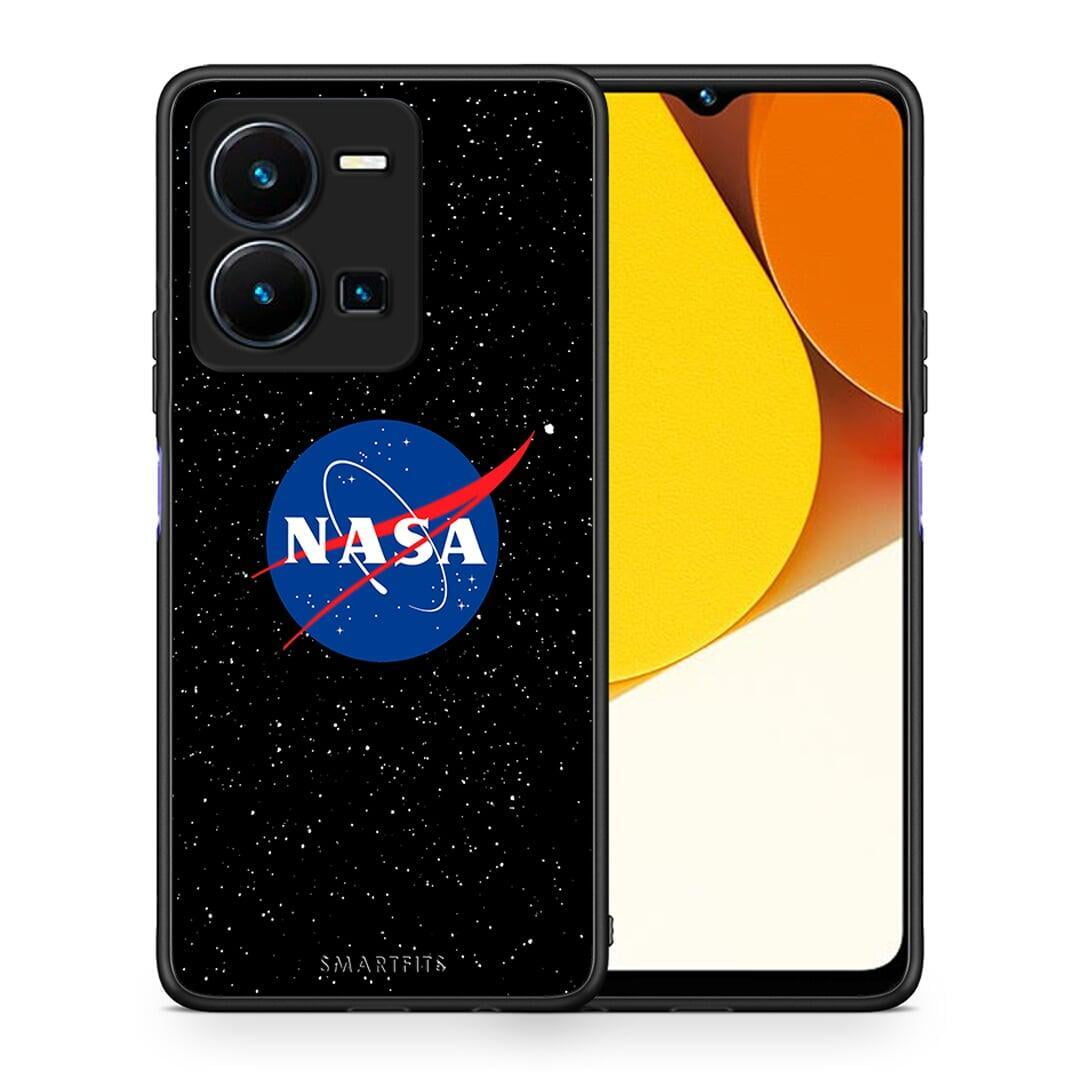 Θήκη Vivo Y35 PopArt NASA από τη Smartfits με σχέδιο στο πίσω μέρος και μαύρο περίβλημα | Vivo Y35 PopArt NASA Case with Colorful Back and Black Bezels