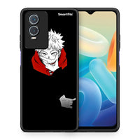 Thumbnail for Θήκη Vivo Y76 5G / Y76s / Y74s Itadori Anime από τη Smartfits με σχέδιο στο πίσω μέρος και μαύρο περίβλημα | Vivo Y76 5G / Y76s / Y74s Itadori Anime case with colorful back and black bezels