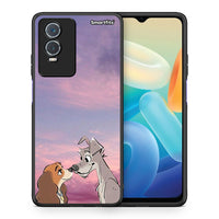 Thumbnail for Θήκη Vivo Y76 5G / Y76s / Y74s Lady And Tramp από τη Smartfits με σχέδιο στο πίσω μέρος και μαύρο περίβλημα | Vivo Y76 5G / Y76s / Y74s Lady And Tramp case with colorful back and black bezels