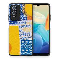 Thumbnail for Θήκη Vivo Y76 5G / Y76s / Y74s Sunset Memories από τη Smartfits με σχέδιο στο πίσω μέρος και μαύρο περίβλημα | Vivo Y76 5G / Y76s / Y74s Sunset Memories case with colorful back and black bezels