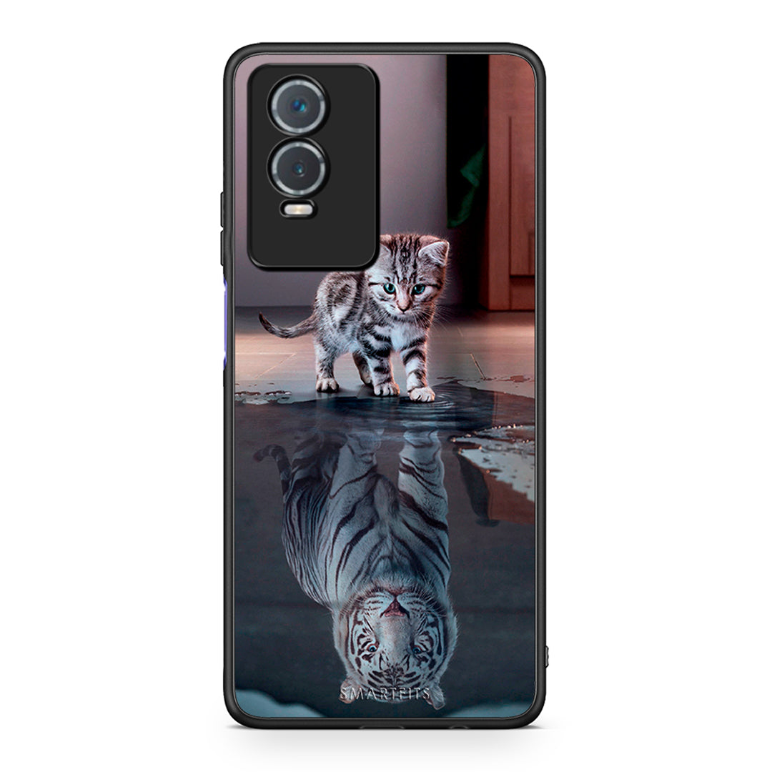 4 - Vivo Y76 5G / Y76s / Y74s Tiger Cute case, cover, bumper