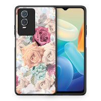 Thumbnail for Θήκη Vivo Y76 5G / Y76s / Y74s Bouquet Floral από τη Smartfits με σχέδιο στο πίσω μέρος και μαύρο περίβλημα | Vivo Y76 5G / Y76s / Y74s Bouquet Floral case with colorful back and black bezels