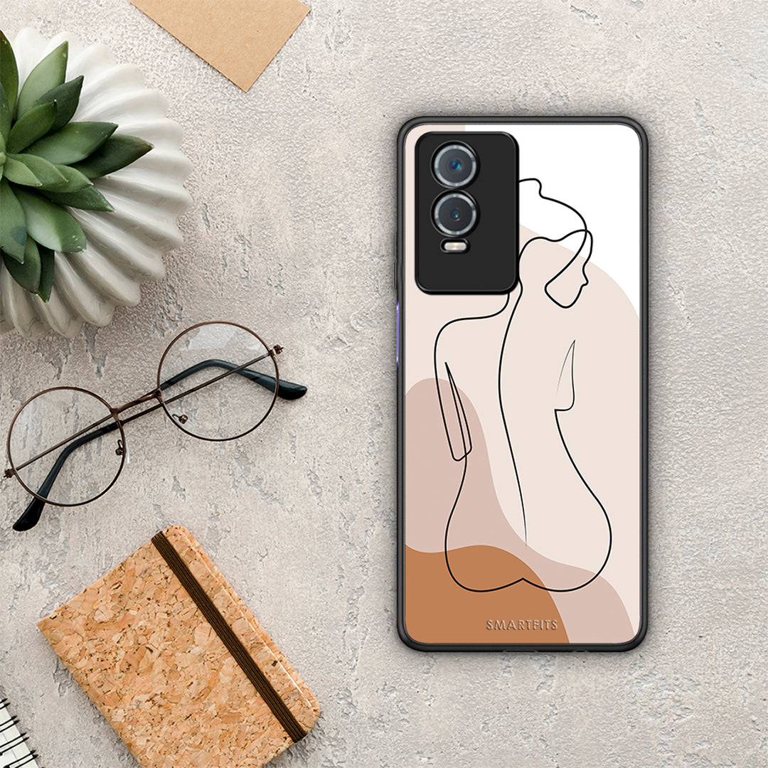 Lineart Woman - Vivo Y76 5G / Y76S / Y74S case