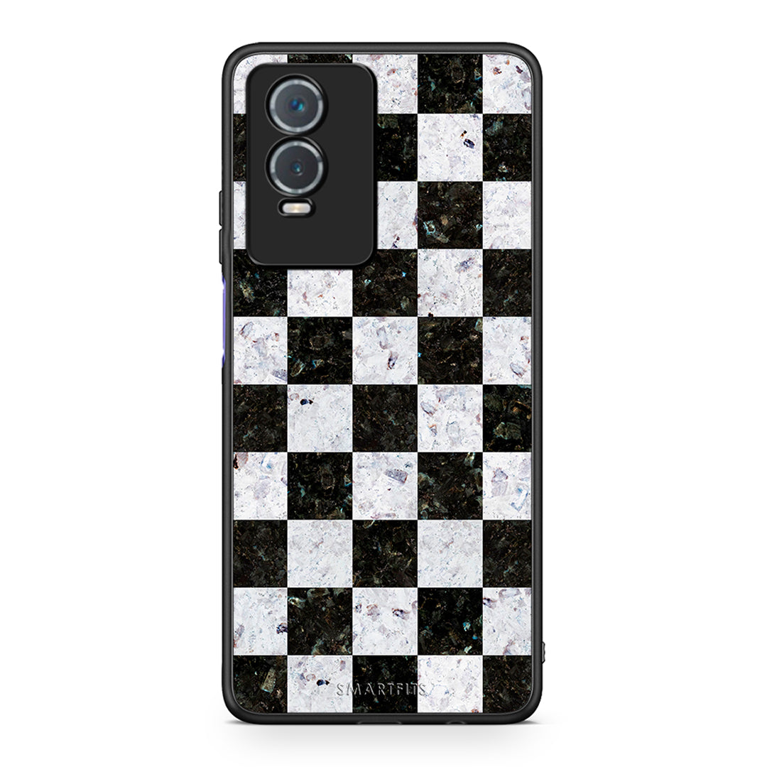 4 - Vivo Y76 5G / Y76s / Y74s Square Geometric Marble case, cover, bumper