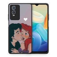 Thumbnail for Θήκη Αγίου Βαλεντίνου Vivo Y76 5G / Y76s / Y74s Mermaid Love από τη Smartfits με σχέδιο στο πίσω μέρος και μαύρο περίβλημα | Vivo Y76 5G / Y76s / Y74s Mermaid Love case with colorful back and black bezels