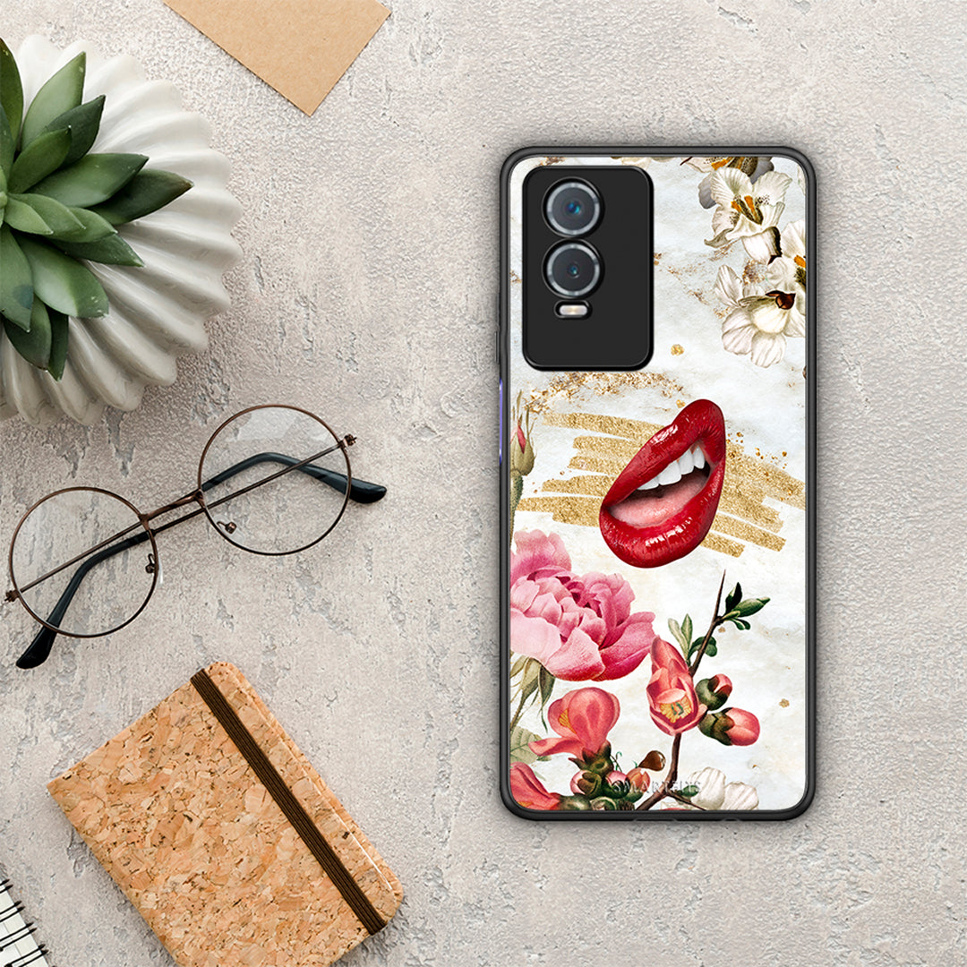 Red Lips - Vivo Y76 5G / Y76S / Y74S case