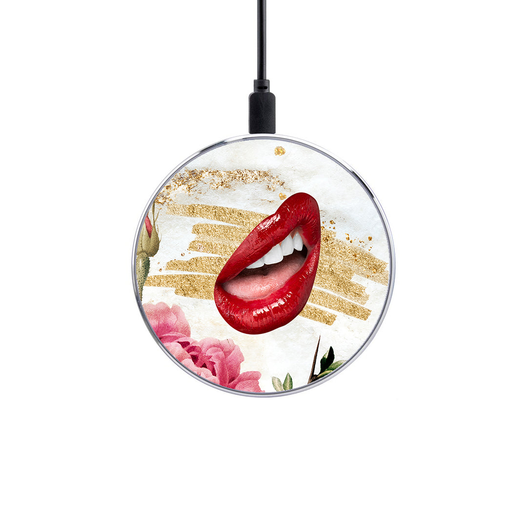 Ασύρματος Φορτιστής με χρώμα Red Lips – Smartfits