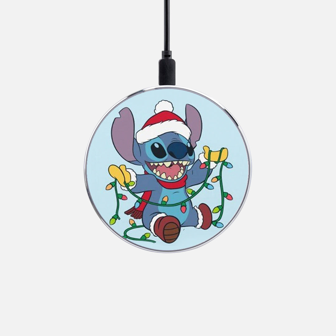 Ασύρματος Φορτιστής με χρώμα Santa Stich – Smartfits