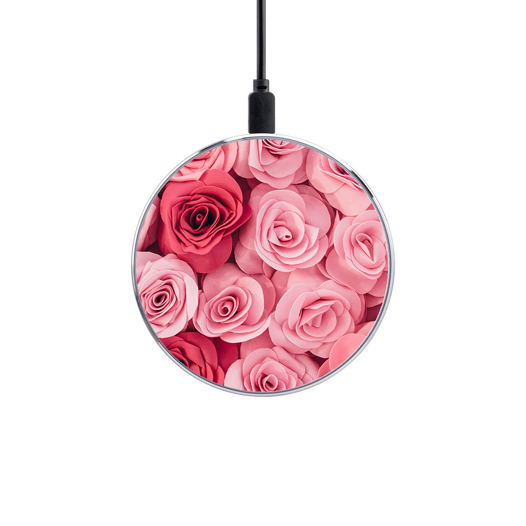 Ασύρματος Φορτιστής με χρώμα Valentine RoseGarden – Smartfits