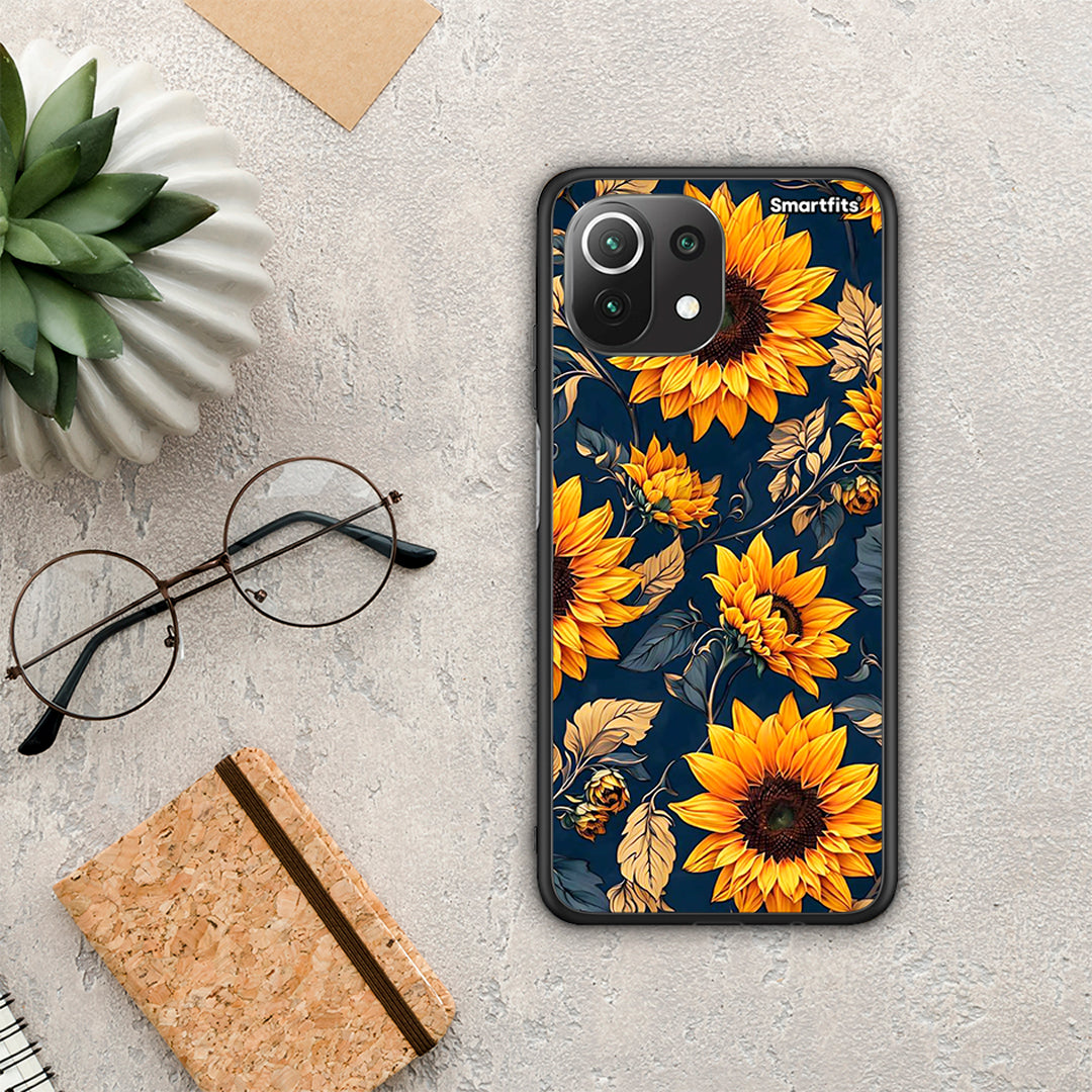 Autumn Sunflowers - Xiaomi 11 Lite 5G NE / Mi 11 Lite θήκη