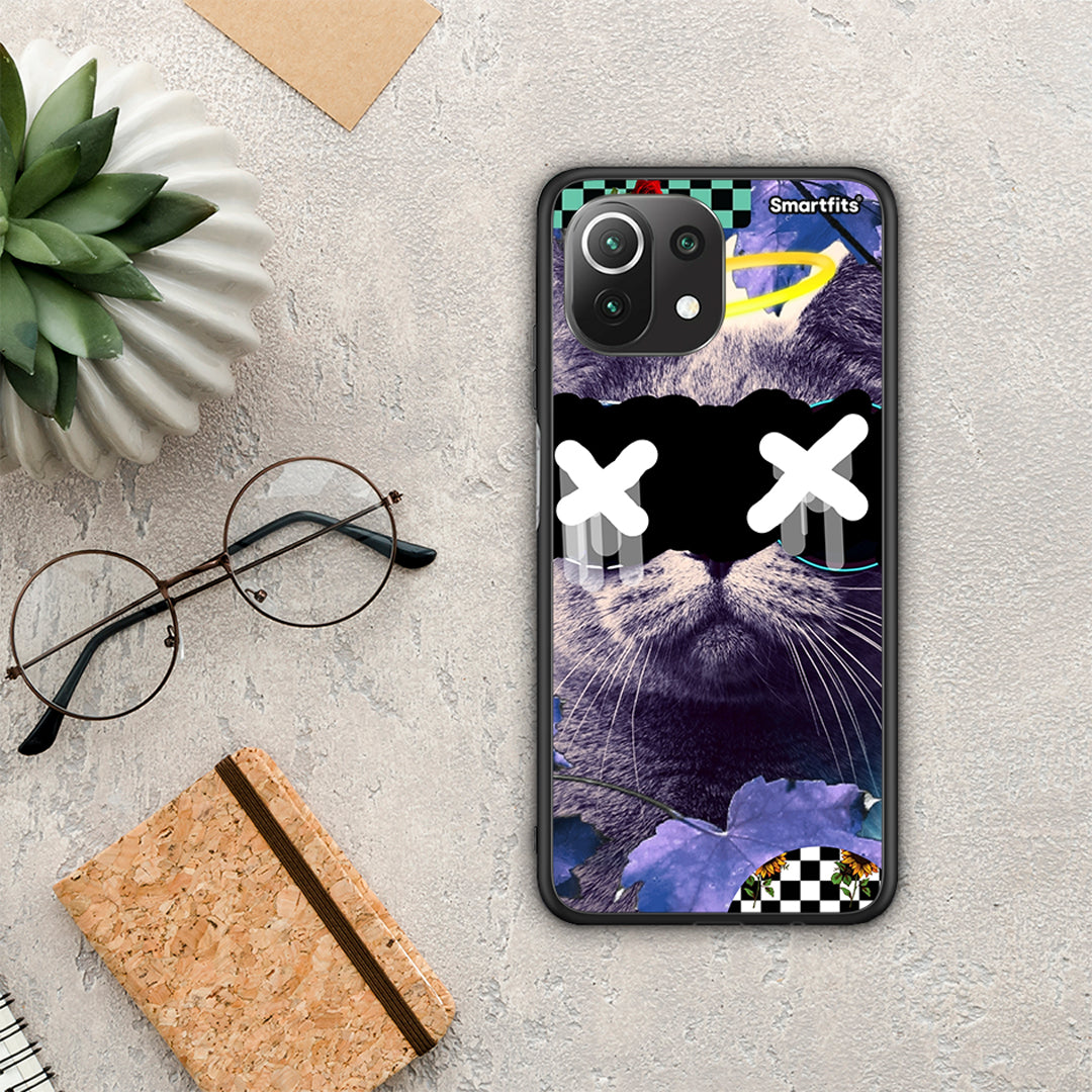 Cat Collage - Xiaomi 11 Lite 5G NE / Mi 11 Lite θήκη