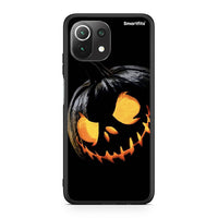 Thumbnail for Xiaomi 11 Lite / Mi 11 Lite Halloween Scary Pumpkin Θήκη από τη Smartfits με σχέδιο στο πίσω μέρος και μαύρο περίβλημα | Smartphone case with colorful back and black bezels by Smartfits