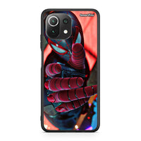 Thumbnail for Xiaomi 11 Lite / Mi 11 Lite Spider Hand Θήκη από τη Smartfits με σχέδιο στο πίσω μέρος και μαύρο περίβλημα | Smartphone case with colorful back and black bezels by Smartfits