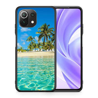 Thumbnail for Θήκη Xiaomi 11 Lite / Mi 11 Lite Tropical Vibes από τη Smartfits με σχέδιο στο πίσω μέρος και μαύρο περίβλημα | Xiaomi 11 Lite / Mi 11 Lite Tropical Vibes case with colorful back and black bezels