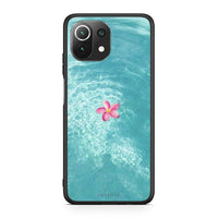 Thumbnail for Xiaomi 11 Lite / Mi 11 Lite Water Flower Θήκη από τη Smartfits με σχέδιο στο πίσω μέρος και μαύρο περίβλημα | Smartphone case with colorful back and black bezels by Smartfits