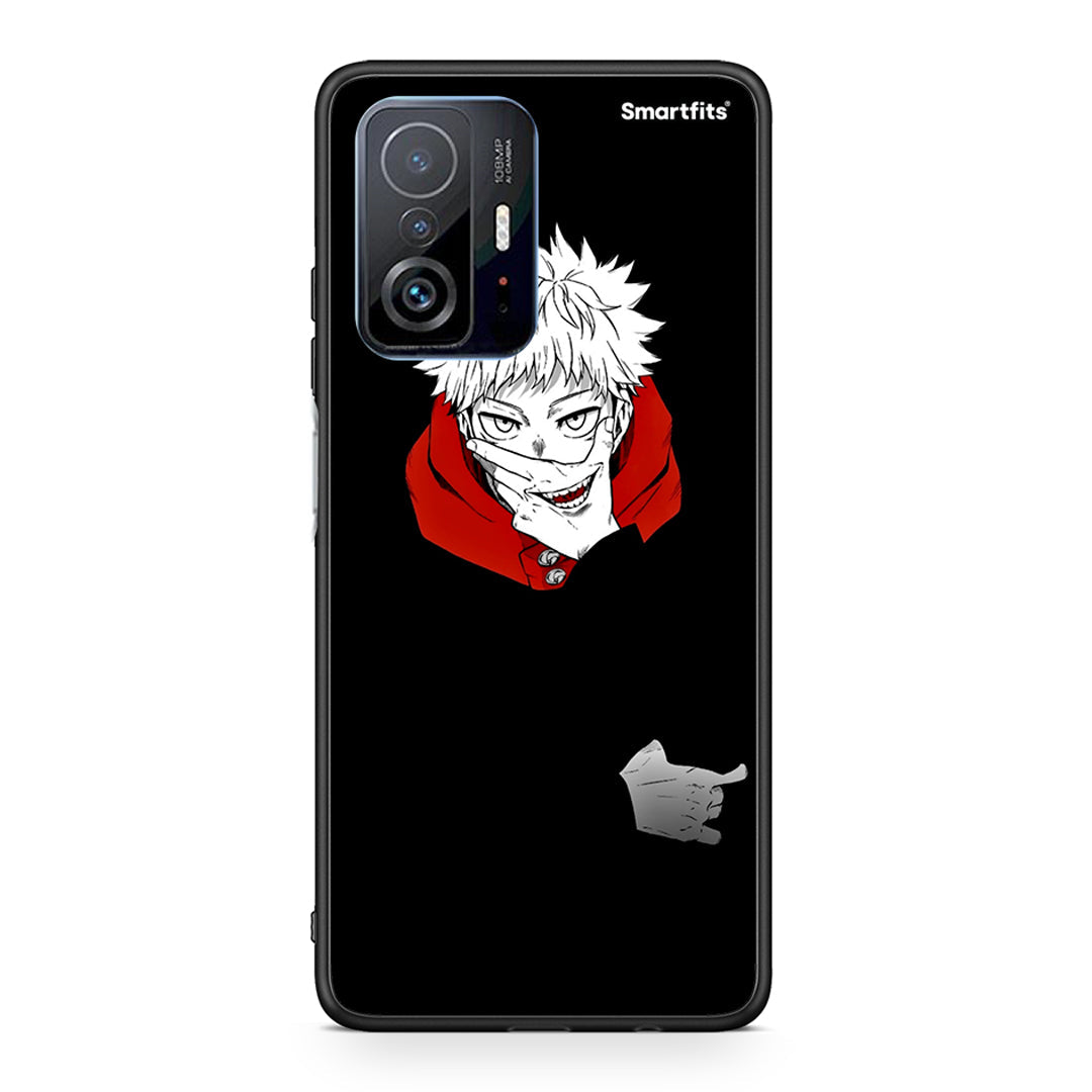 Xiaomi 11T/11T Pro Itadori Anime θήκη από τη Smartfits με σχέδιο στο πίσω μέρος και μαύρο περίβλημα | Smartphone case with colorful back and black bezels by Smartfits