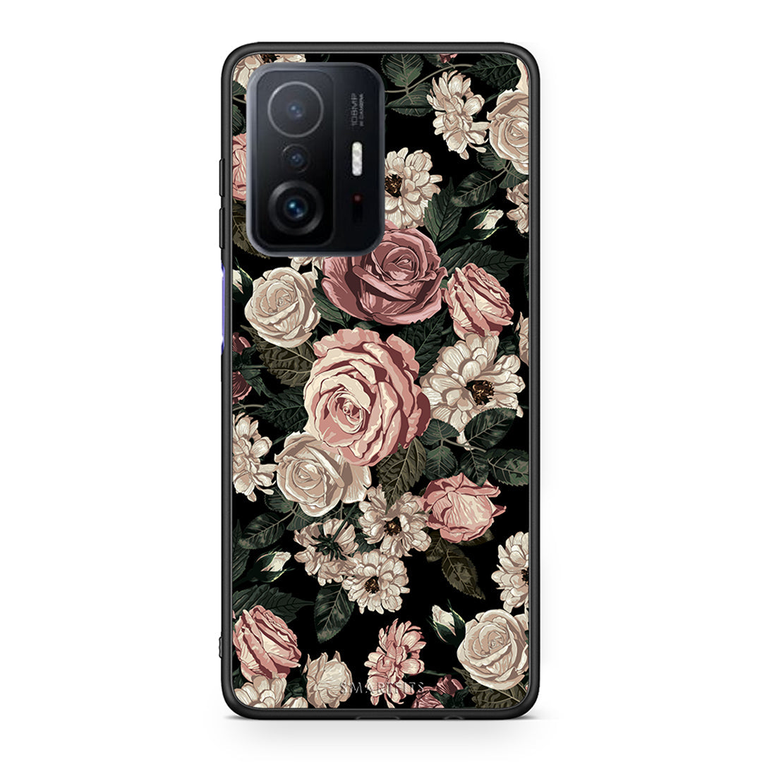 4 - Xiaomi 11T/11T Pro Wild Roses Flower case, cover, bumper