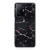Thumbnail for 4 - Xiaomi 11T/11T Pro Black Rosegold Marble case, cover, bumper