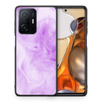 Thumbnail for Θήκη Xiaomi 11T/11T Pro Lavender Watercolor από τη Smartfits με σχέδιο στο πίσω μέρος και μαύρο περίβλημα | Xiaomi 11T/11T Pro Lavender Watercolor case with colorful back and black bezels