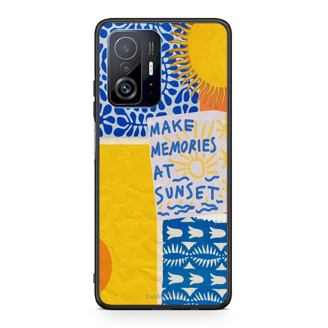 Xiaomi 11T / 11T Pro Sunset Memories Θήκη από τη Smartfits με σχέδιο στο πίσω μέρος και μαύρο περίβλημα | Smartphone case with colorful back and black bezels by Smartfits