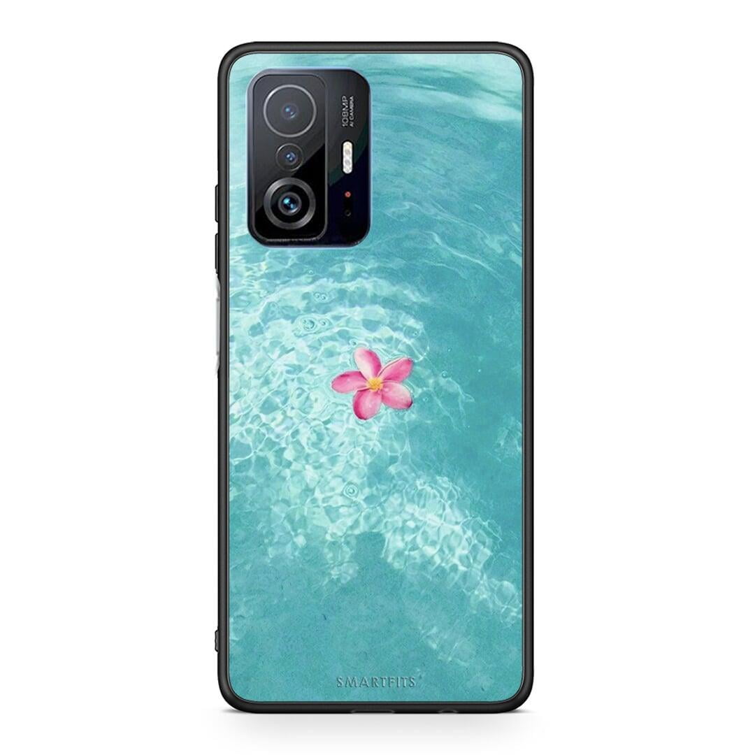 Xiaomi 11T / 11T Pro Water Flower Θήκη από τη Smartfits με σχέδιο στο πίσω μέρος και μαύρο περίβλημα | Smartphone case with colorful back and black bezels by Smartfits