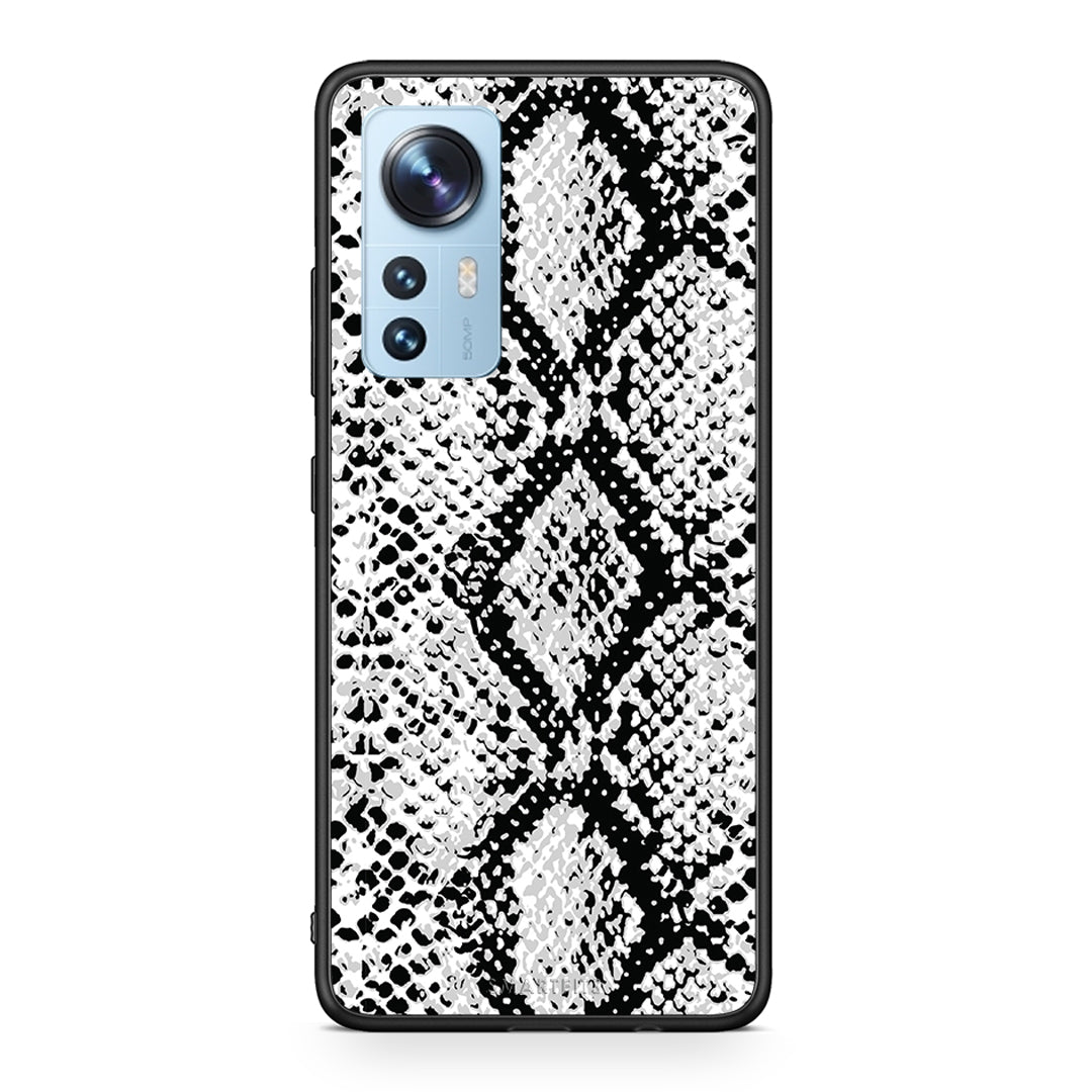 24 - Xiaomi 12/12X 5G White Snake Animal case, cover, bumper