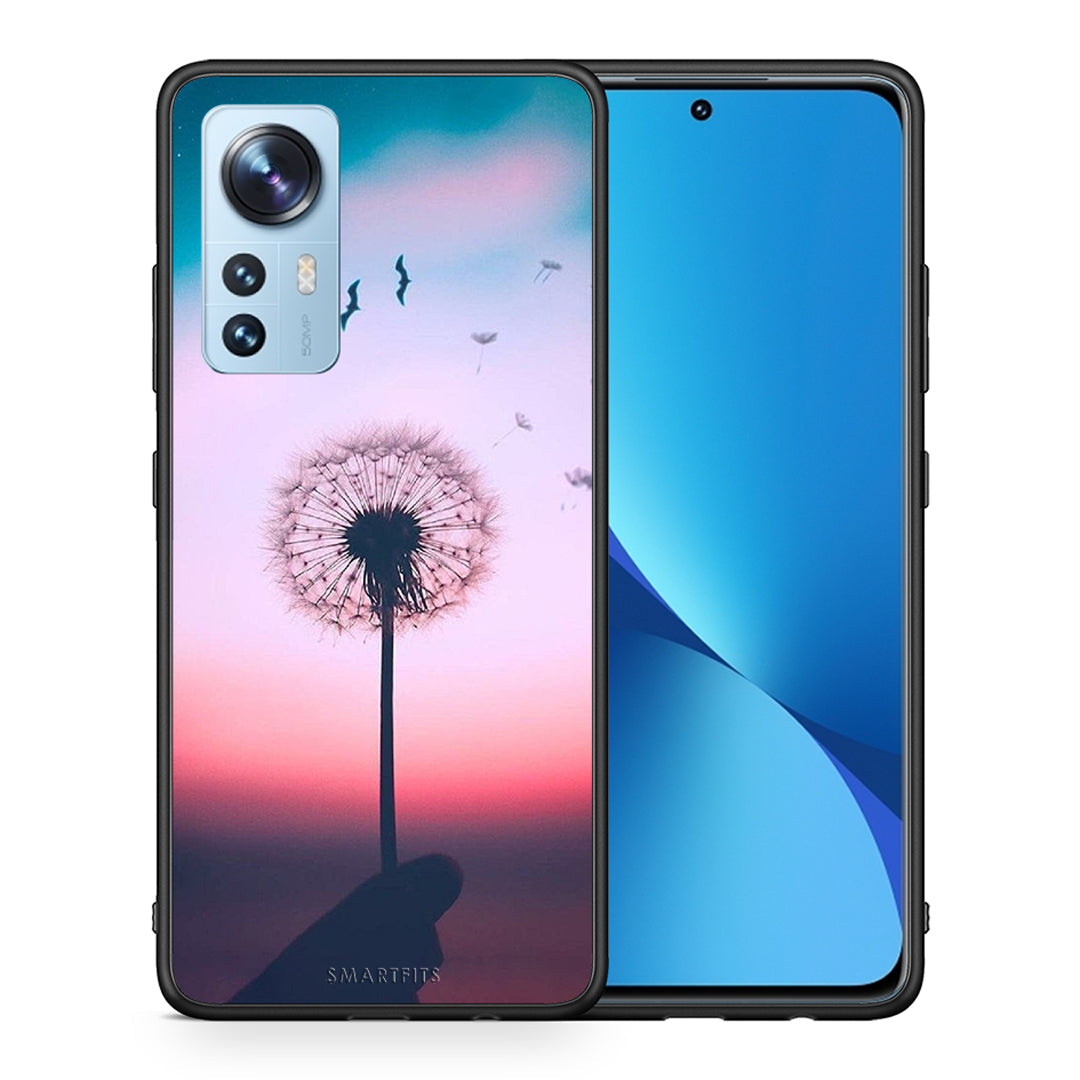 Θήκη Xiaomi 12/12X 5G Wish Boho από τη Smartfits με σχέδιο στο πίσω μέρος και μαύρο περίβλημα | Xiaomi 12/12X 5G Wish Boho case with colorful back and black bezels