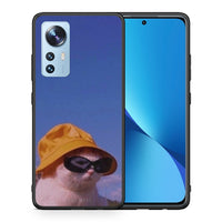 Thumbnail for Θήκη Xiaomi 12/12X 5G Cat Diva από τη Smartfits με σχέδιο στο πίσω μέρος και μαύρο περίβλημα | Xiaomi 12/12X 5G Cat Diva case with colorful back and black bezels