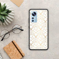 Thumbnail for Geometric Luxury White - Xiaomi 12 / 12X 5G case