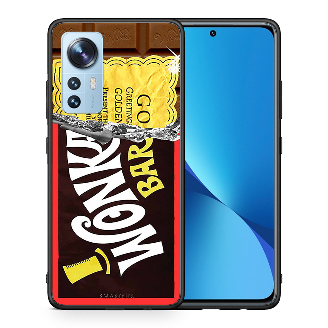 Θήκη Xiaomi 12/12X 5G Golden Ticket από τη Smartfits με σχέδιο στο πίσω μέρος και μαύρο περίβλημα | Xiaomi 12/12X 5G Golden Ticket case with colorful back and black bezels