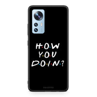 Thumbnail for Xiaomi 12/12X 5G How You Doin θήκη από τη Smartfits με σχέδιο στο πίσω μέρος και μαύρο περίβλημα | Smartphone case with colorful back and black bezels by Smartfits