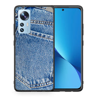 Thumbnail for Θήκη Xiaomi 12/12X 5G Jeans Pocket από τη Smartfits με σχέδιο στο πίσω μέρος και μαύρο περίβλημα | Xiaomi 12/12X 5G Jeans Pocket case with colorful back and black bezels