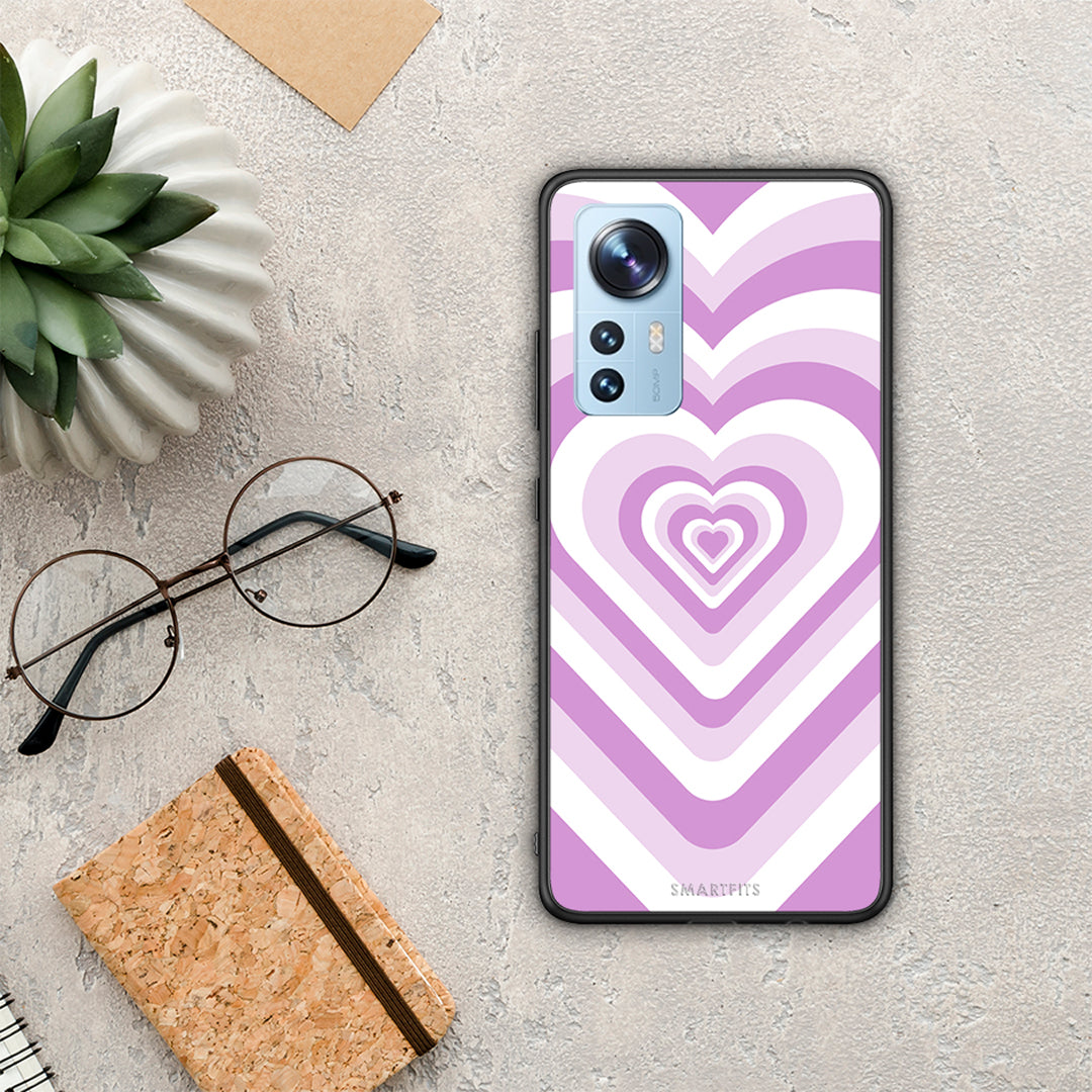 Lilac Hearts - Xiaomi 12 / 12X 5G case