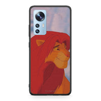 Thumbnail for Xiaomi 12 / 12X 5G Lion Love 1 Θήκη Αγίου Βαλεντίνου από τη Smartfits με σχέδιο στο πίσω μέρος και μαύρο περίβλημα | Smartphone case with colorful back and black bezels by Smartfits