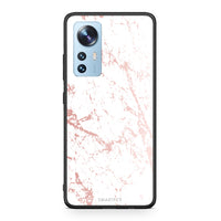 Thumbnail for 116 - Xiaomi 12/12X 5G Pink Splash Marble case, cover, bumper