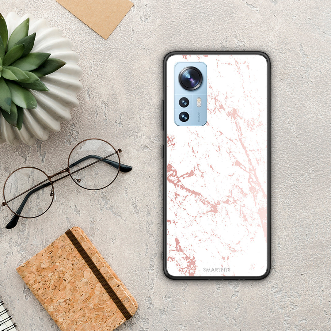 Marble Pink Splash - Xiaomi 12 / 12x 5G case