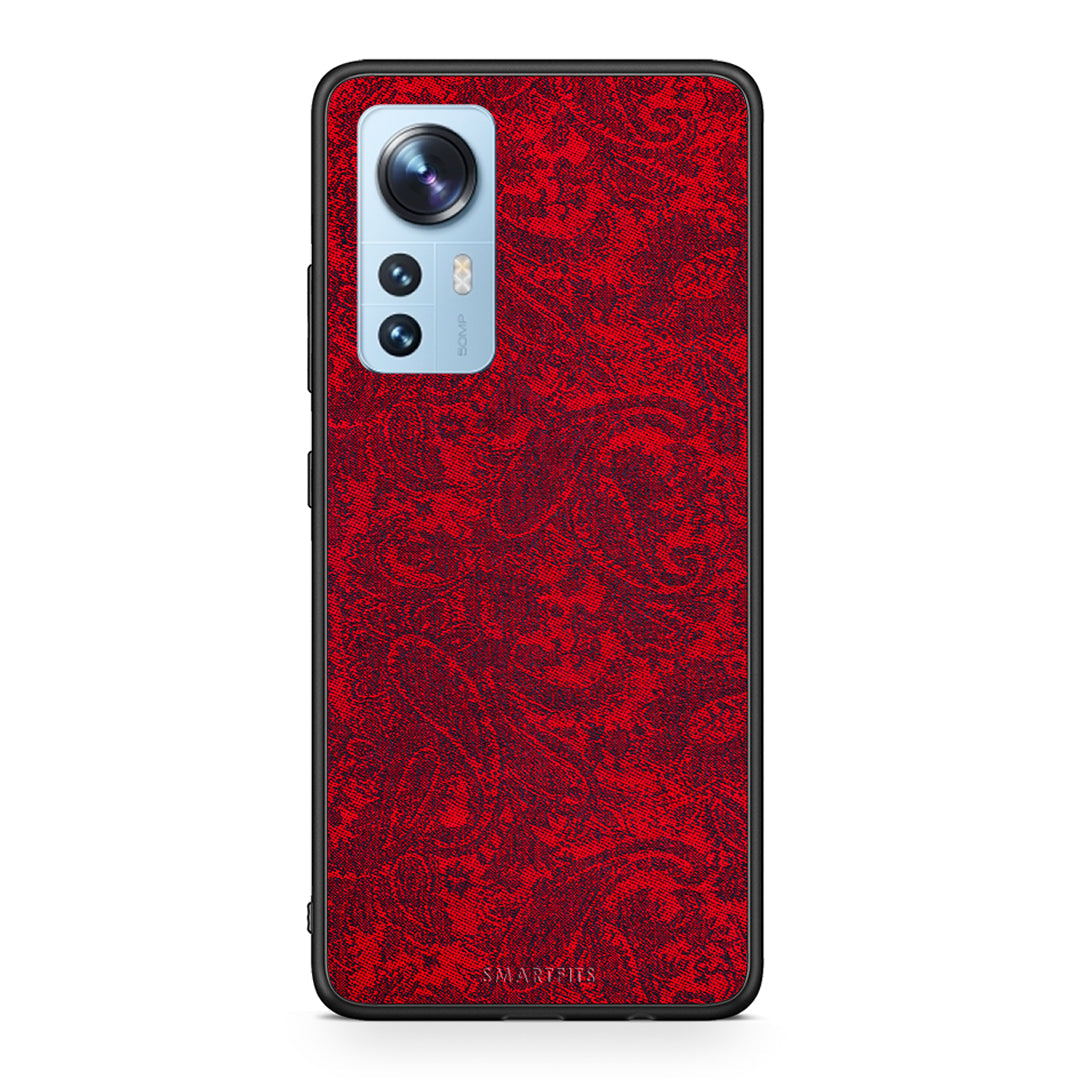 Xiaomi 12/12X 5G Paisley Cashmere θήκη από τη Smartfits με σχέδιο στο πίσω μέρος και μαύρο περίβλημα | Smartphone case with colorful back and black bezels by Smartfits