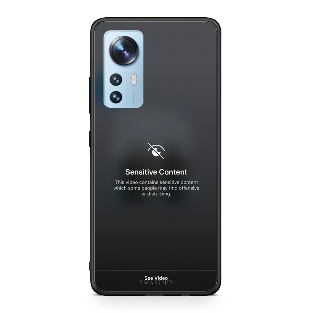 Xiaomi 12/12X 5G Sensitive Content θήκη από τη Smartfits με σχέδιο στο πίσω μέρος και μαύρο περίβλημα | Smartphone case with colorful back and black bezels by Smartfits