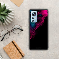 Thumbnail for Watercolor Pink Black - Xiaomi 12 / 12X 5G case