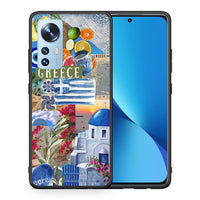 Thumbnail for Θήκη Xiaomi 12 / 12X 5G All Greek από τη Smartfits με σχέδιο στο πίσω μέρος και μαύρο περίβλημα | Xiaomi 12 / 12X 5G All Greek case with colorful back and black bezels