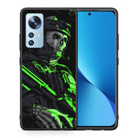 Thumbnail for Θήκη Αγίου Βαλεντίνου Xiaomi 12 / 12X 5G Green Soldier από τη Smartfits με σχέδιο στο πίσω μέρος και μαύρο περίβλημα | Xiaomi 12 / 12X 5G Green Soldier case with colorful back and black bezels