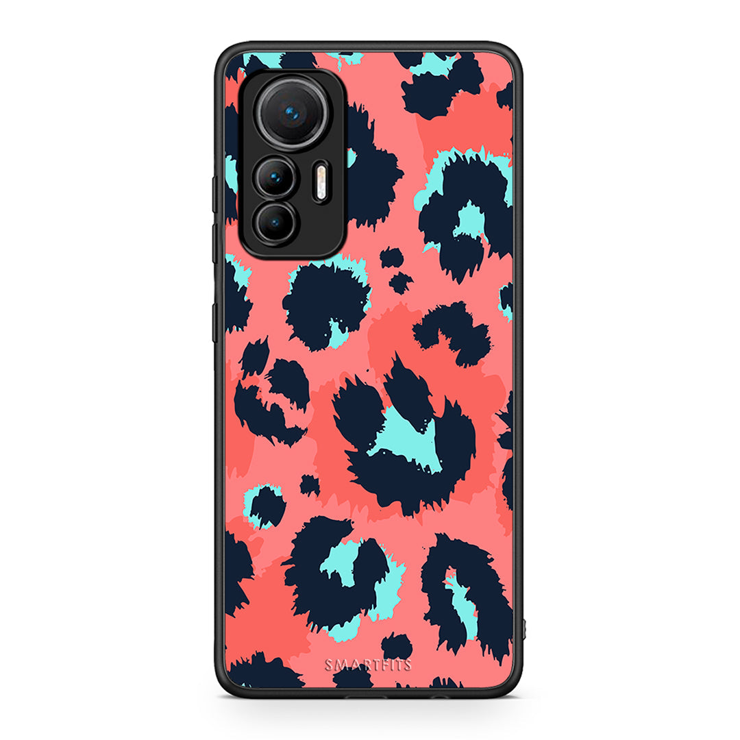22 - Xiaomi 12 Lite 5G Pink Leopard Animal case, cover, bumper