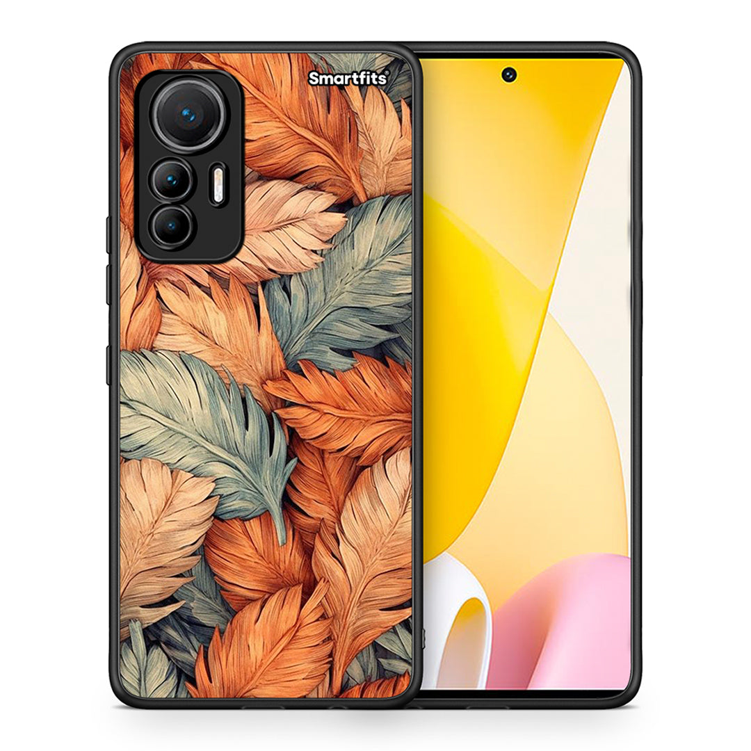 Θήκη Xiaomi 12 Lite 5G Autumn Leaves από τη Smartfits με σχέδιο στο πίσω μέρος και μαύρο περίβλημα | Xiaomi 12 Lite 5G Autumn Leaves case with colorful back and black bezels