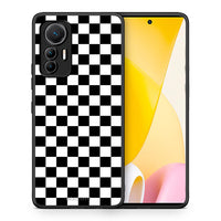 Thumbnail for Θήκη Xiaomi 12 Lite 5G Squares Geometric από τη Smartfits με σχέδιο στο πίσω μέρος και μαύρο περίβλημα | Xiaomi 12 Lite 5G Squares Geometric case with colorful back and black bezels