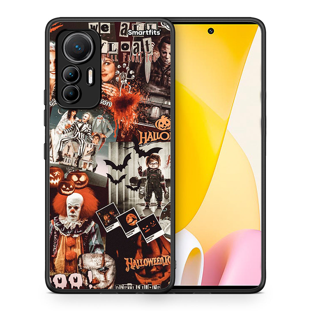 Θήκη Xiaomi 12 Lite 5G Halloween Spooky Season από τη Smartfits με σχέδιο στο πίσω μέρος και μαύρο περίβλημα | Xiaomi 12 Lite 5G Halloween Spooky Season case with colorful back and black bezels