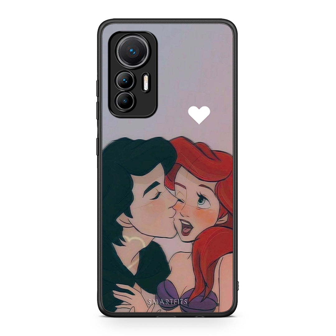 Xiaomi 12 Lite 5G Mermaid Love Θήκη Αγίου Βαλεντίνου από τη Smartfits με σχέδιο στο πίσω μέρος και μαύρο περίβλημα | Smartphone case with colorful back and black bezels by Smartfits